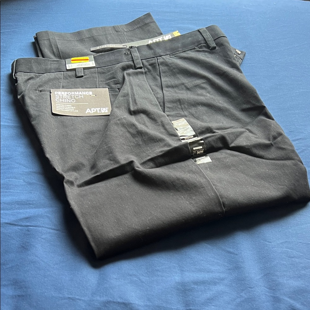 Apt. 9 Men's Dark Gray Chino Pants
